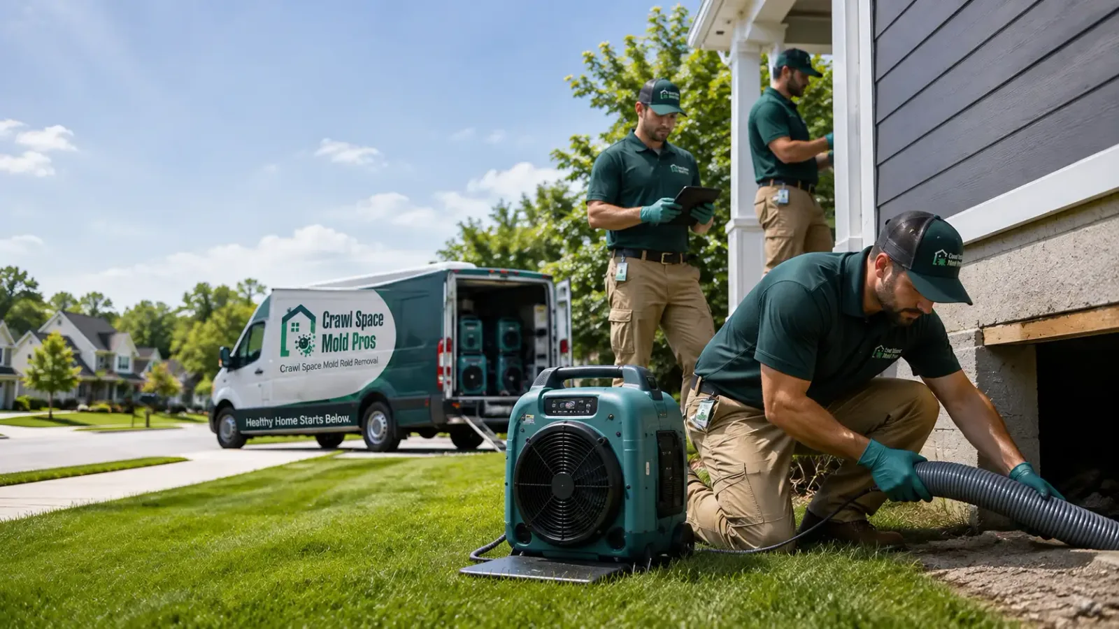 Crawl Space Mold Removal in Bapchule, AZ
